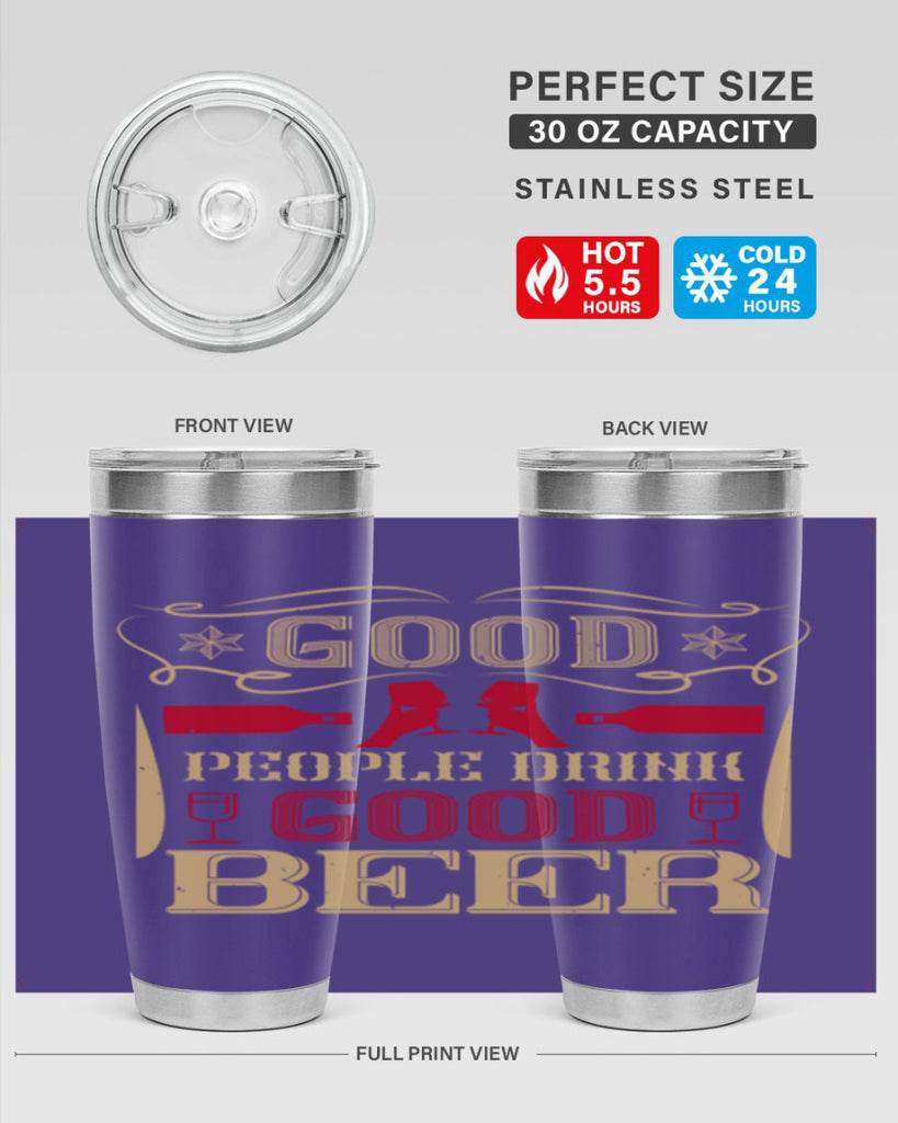 good people drink good beer 54#- drinking- Tumbler