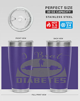 i beat diabetes Style 33#- diabetes- Tumbler