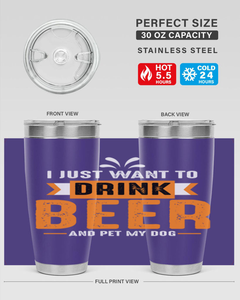 i just want drink beer 151#- beer- Tumbler