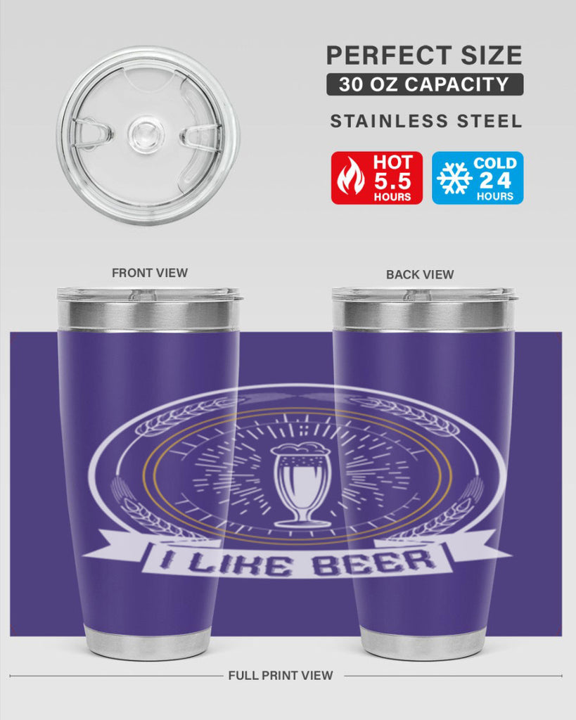 i like beer 77#- beer- Tumbler