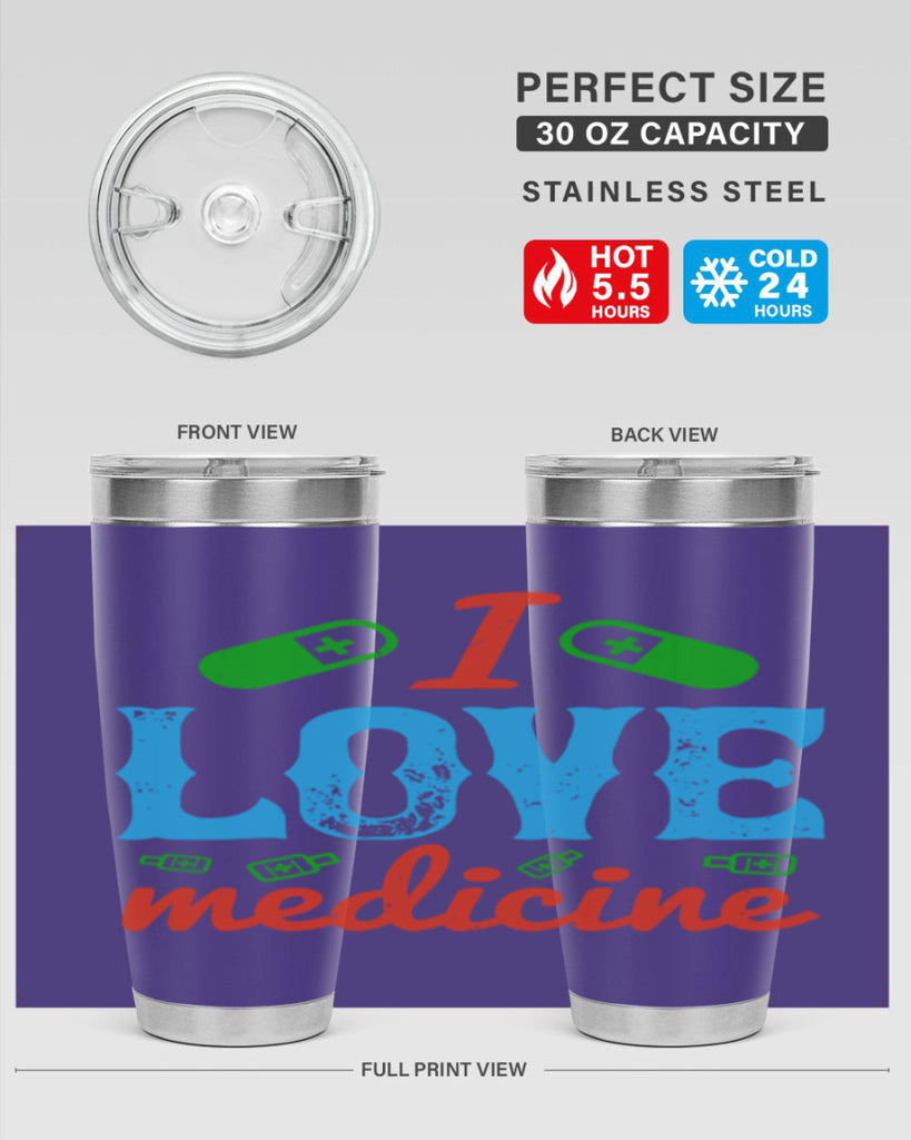 i love medicine Style 46#- medical- tumbler