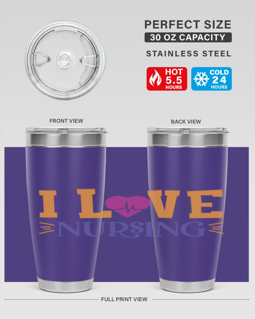i love nursing Style 379#- nurse- tumbler