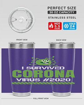 i survived coronavirus Style 33#- corona virus- Tumbler