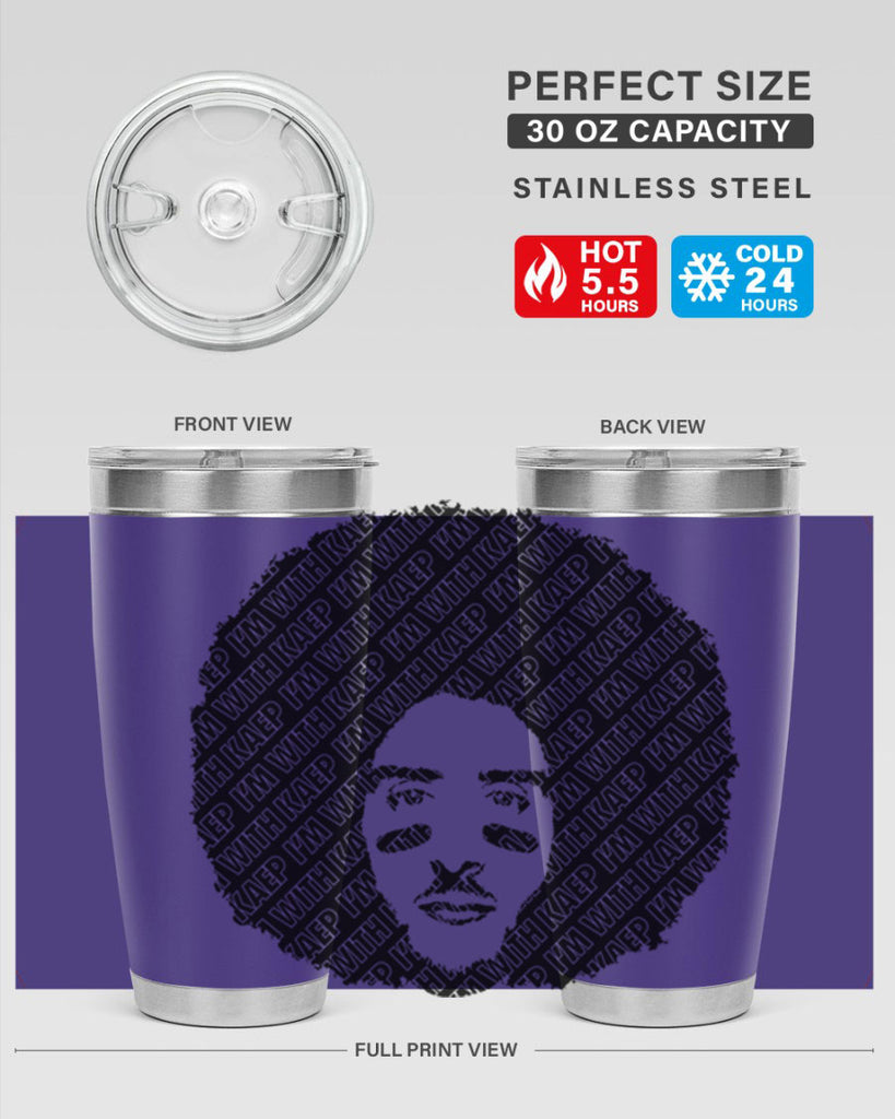 imwithkaep 24#- black men - boys- tumbler