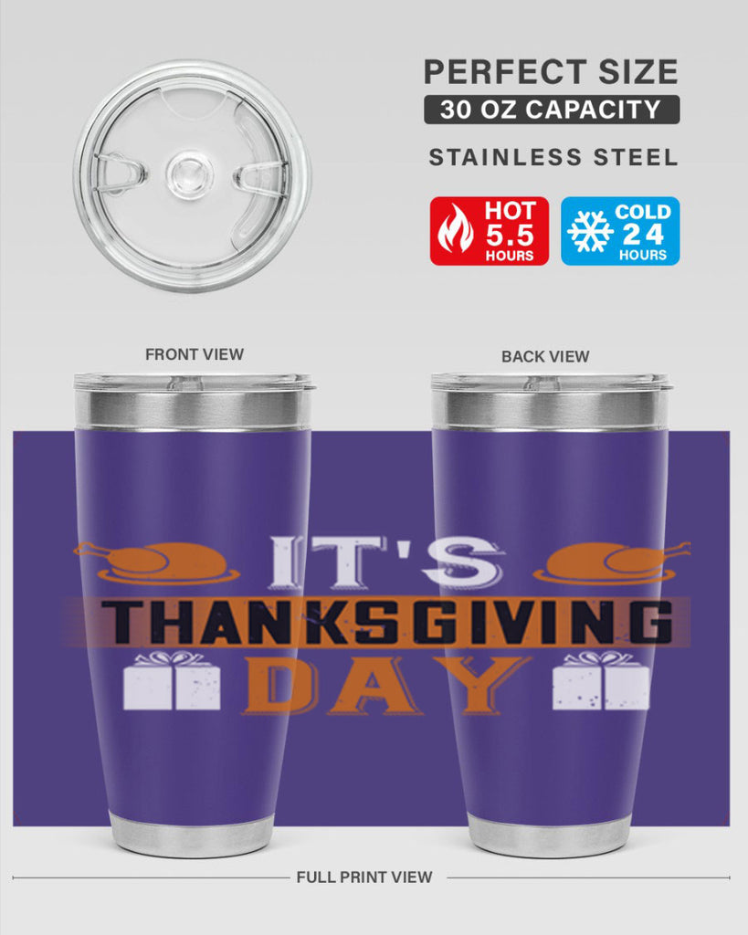 its thanksgiving day 26#- thanksgiving- Tumbler