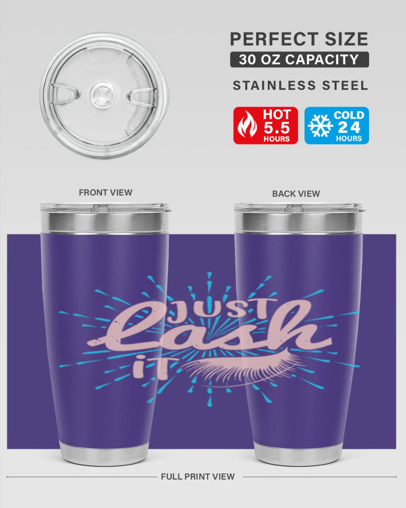 just lash it Style 199#- make up- Tumbler