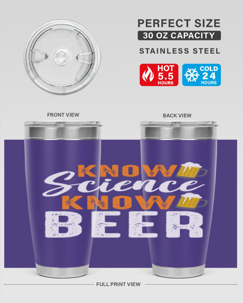 know science know beer 148#- beer- Tumbler