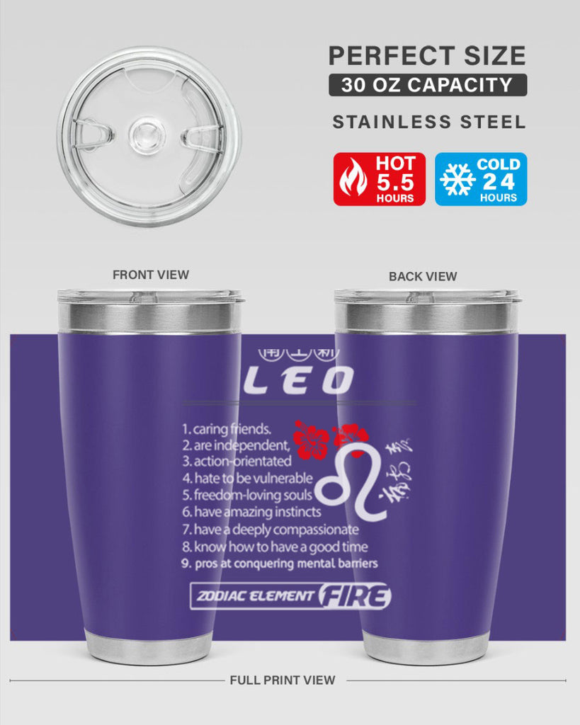 leo 307#- zodiac- Tumbler