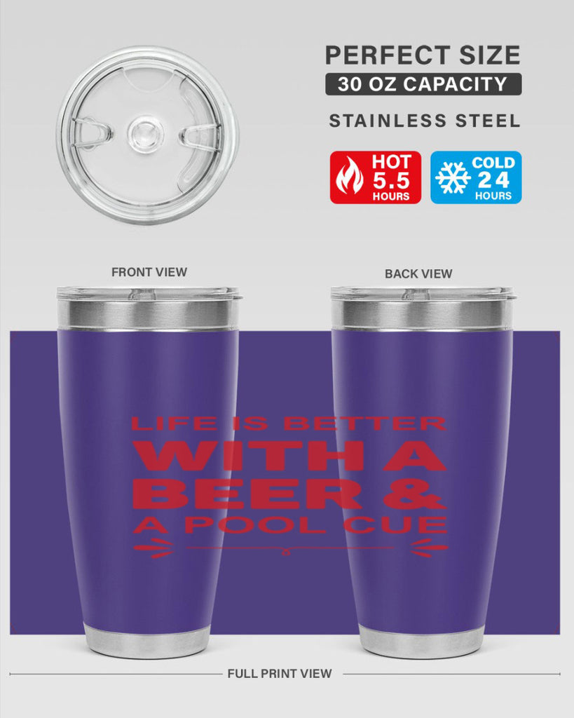 life is better 64#- beer- Tumbler