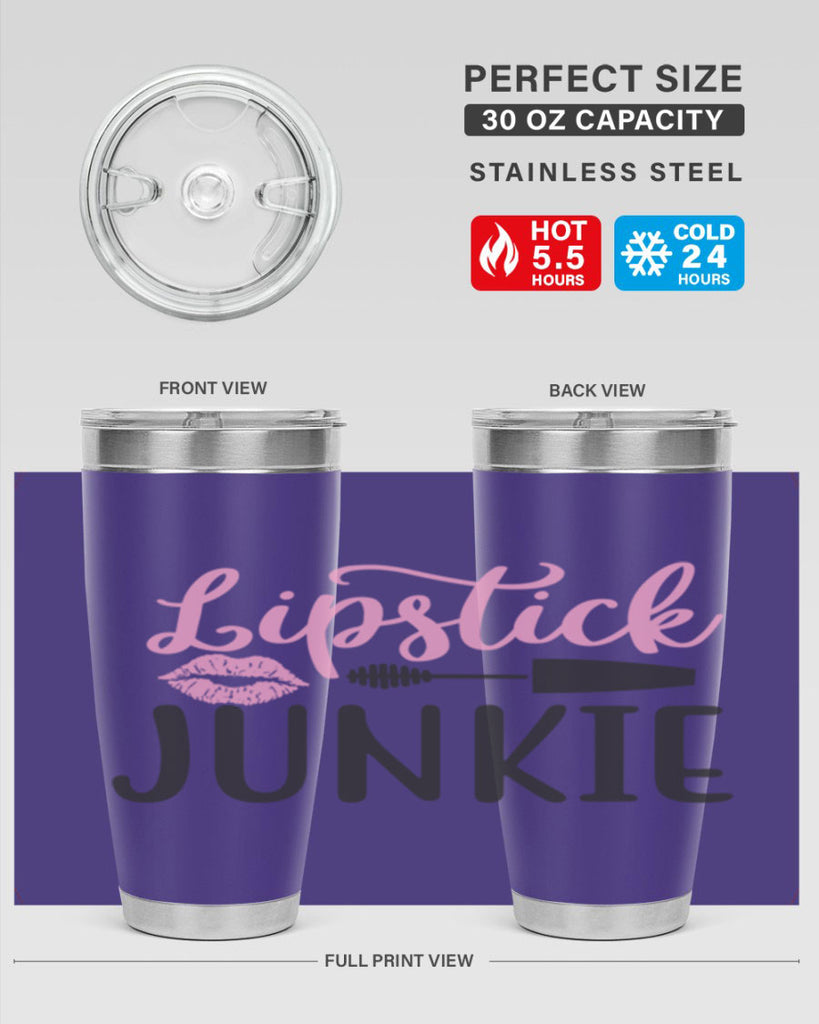 lipstick junkie Style 154#- make up- Tumbler