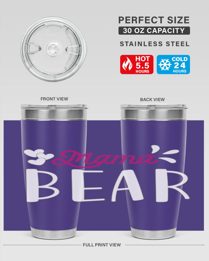 mama bear 132#- mom- Tumbler