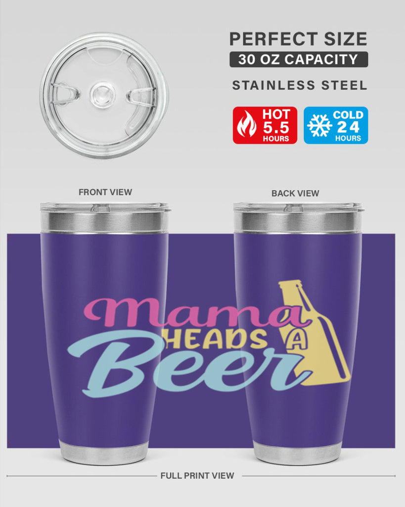 mama heads a beer 124#- beer- Tumbler