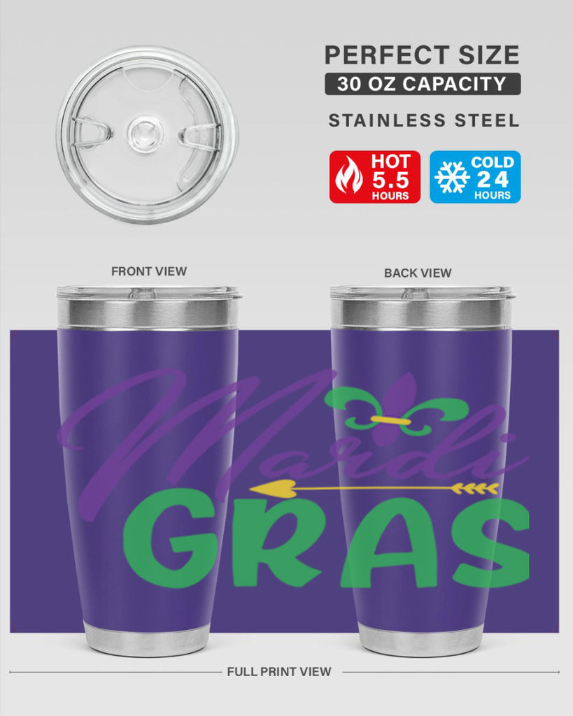mardi gras 76#- mardi gras- Tumbler
