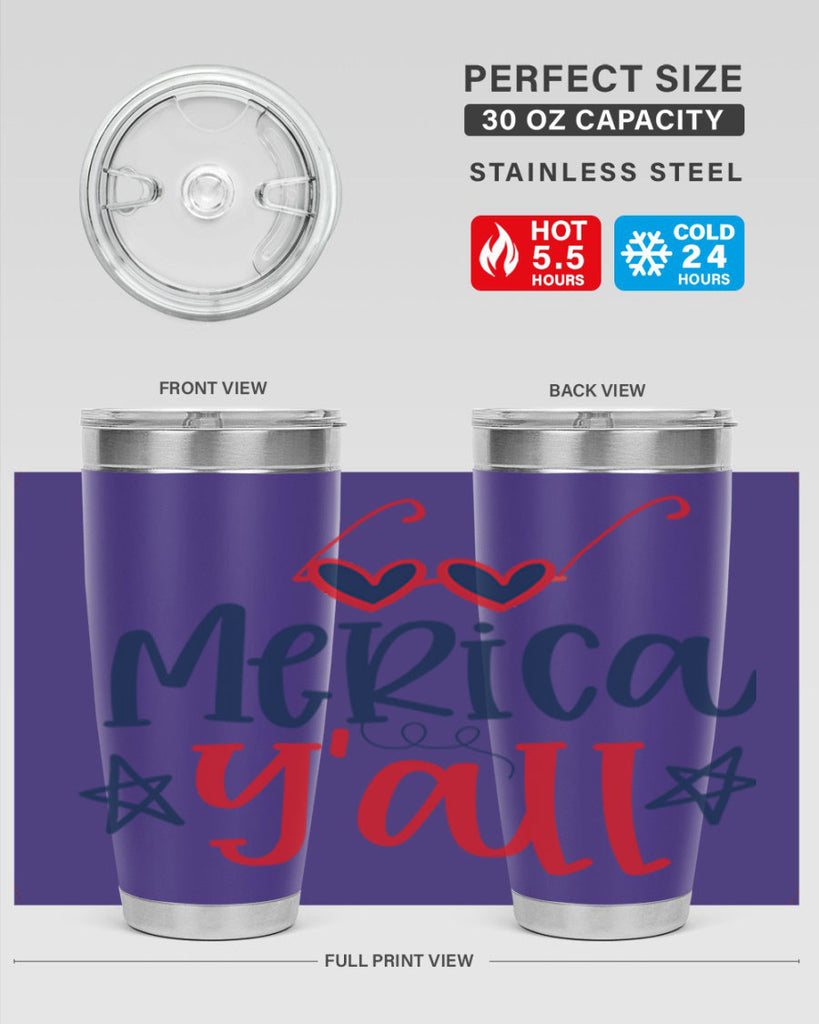 merica y all Style 82#- Fourt Of July- Tumbler