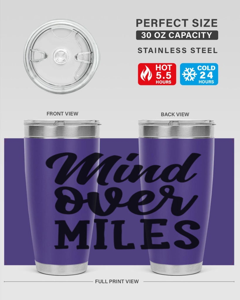 mind over miles 28#- gym- Tumbler