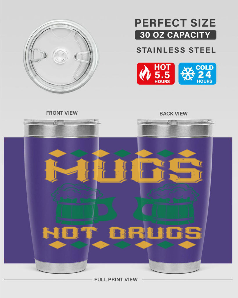mugs not drugs 59#- beer- Tumbler