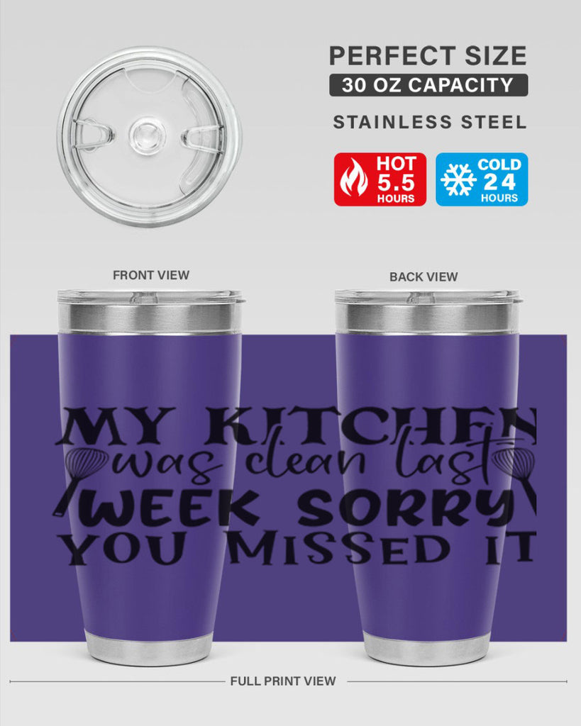 my kitchen was clean last week sorry you missed it 84#- kitchen- Tumbler