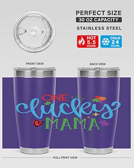 one lucky mama Style 33#- autism- Tumbler