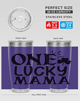 one lucky mama Style 34#- autism- Tumbler