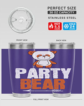 party bear 25#- Bears- Tumbler