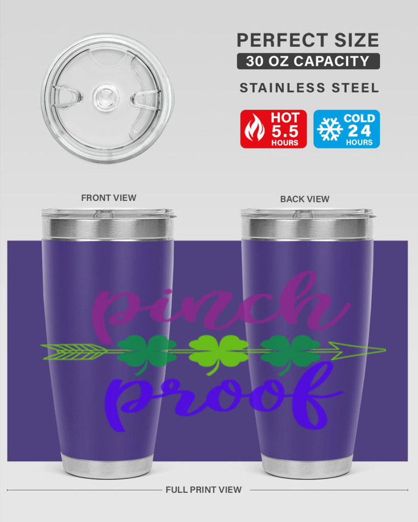 pinch proof 3#- mardi gras- Tumbler