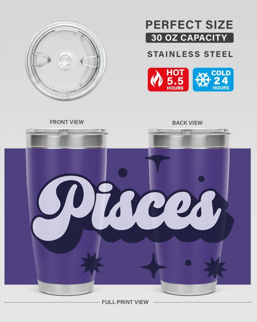 pisces 354#- zodiac- Tumbler