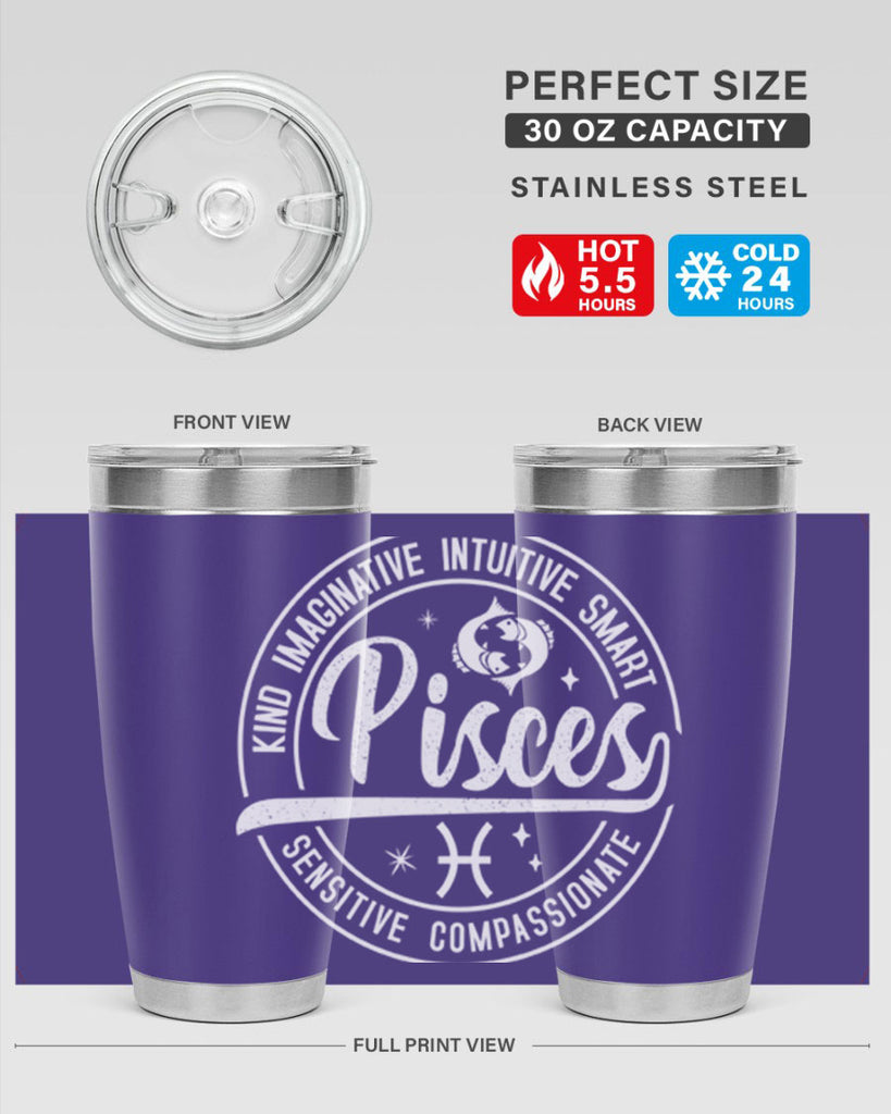 pisces 374#- zodiac- Tumbler