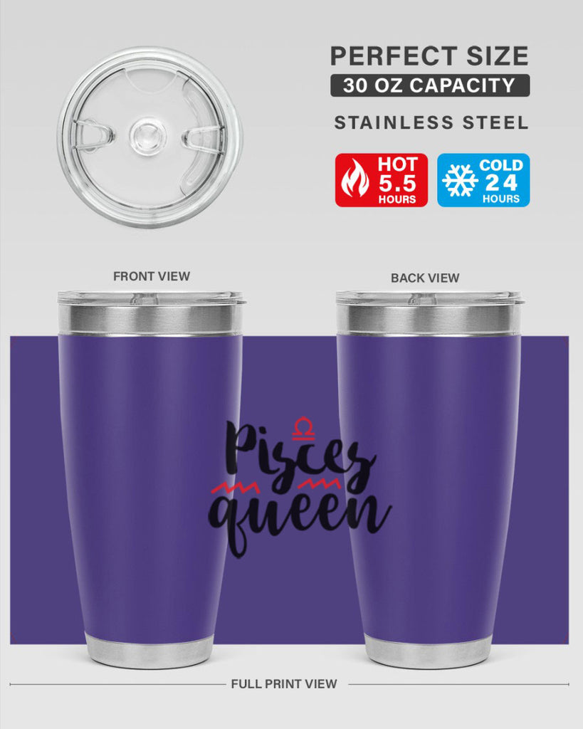 pisces queen 368#- zodiac- Tumbler