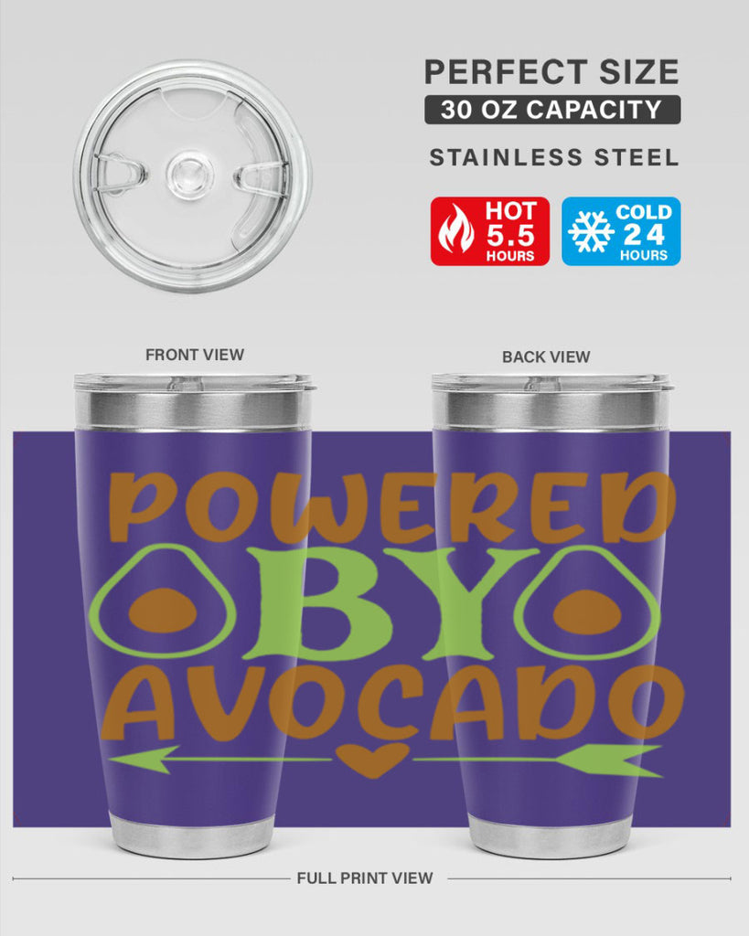 powered by avocado 3#- avocado- Tumbler