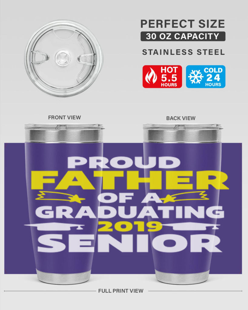 proud father of a graduating 264#- fathers day- Tumbler