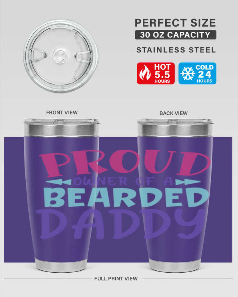 proud owner of a bearded daddy Style 202#- baby- tumbler