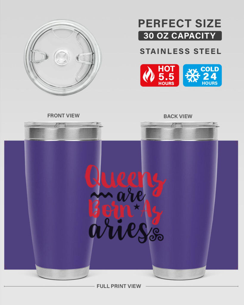 queens Are Born As Aries 384#- zodiac- Tumbler
