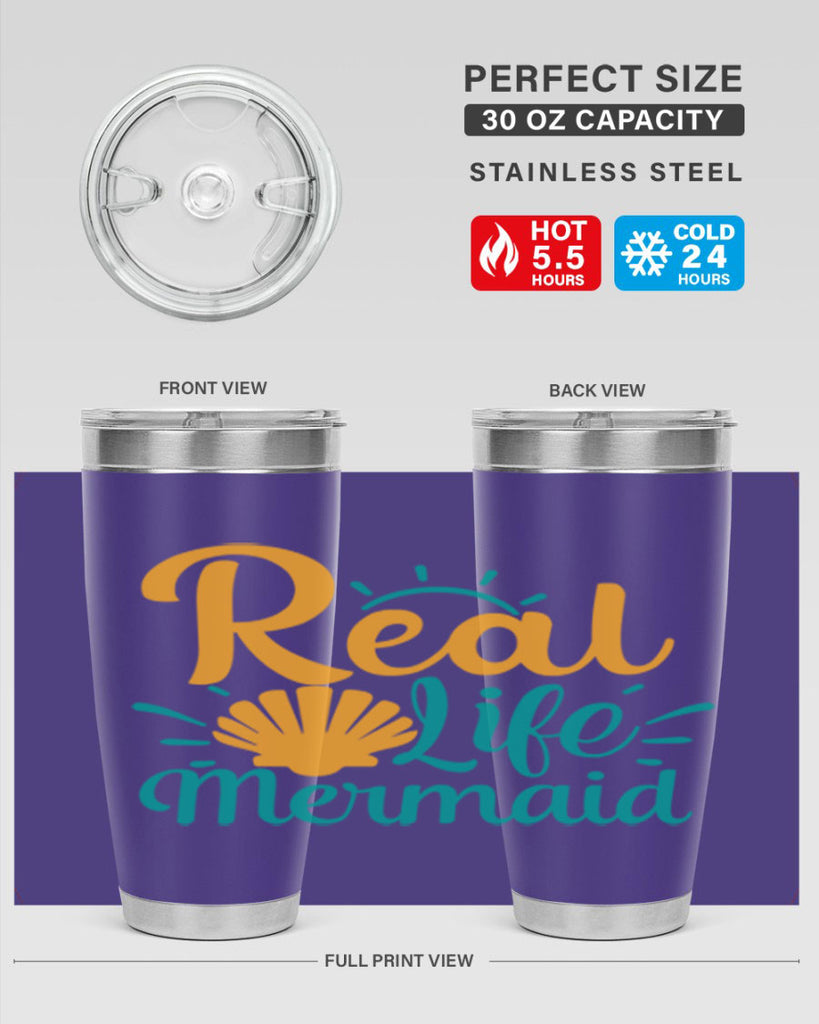 real life mermaid Style 79#- summer- Tumbler