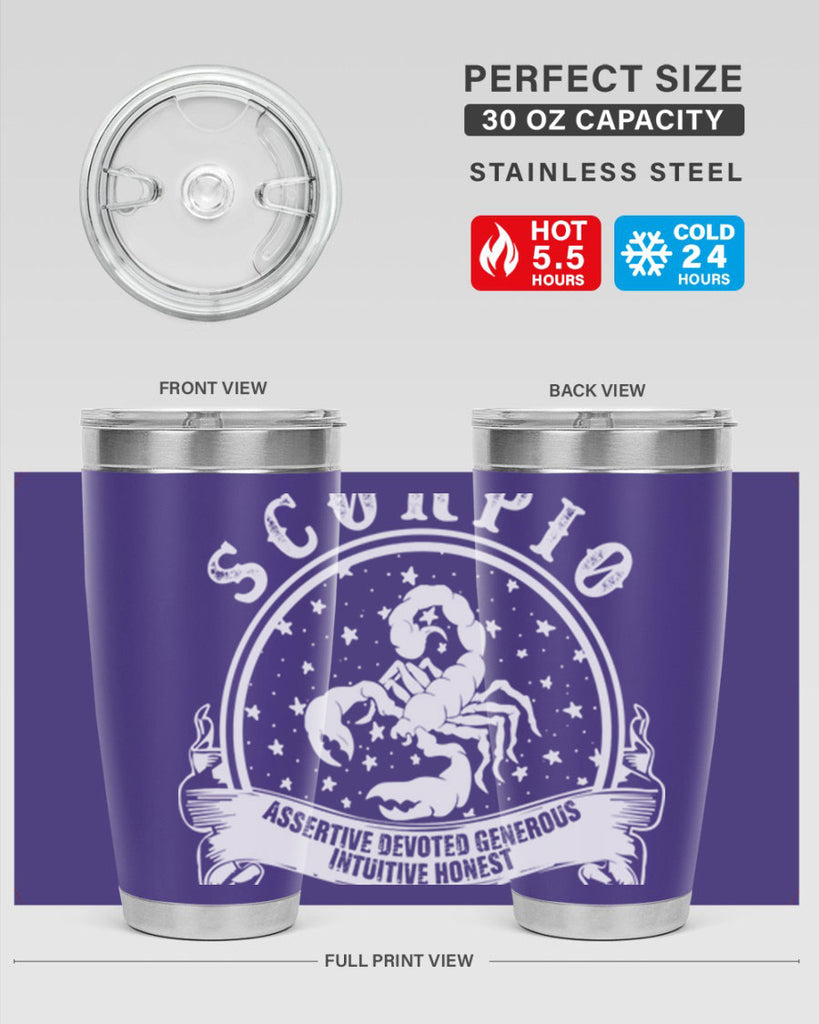 scorpio 30#- zodiac- Tumbler