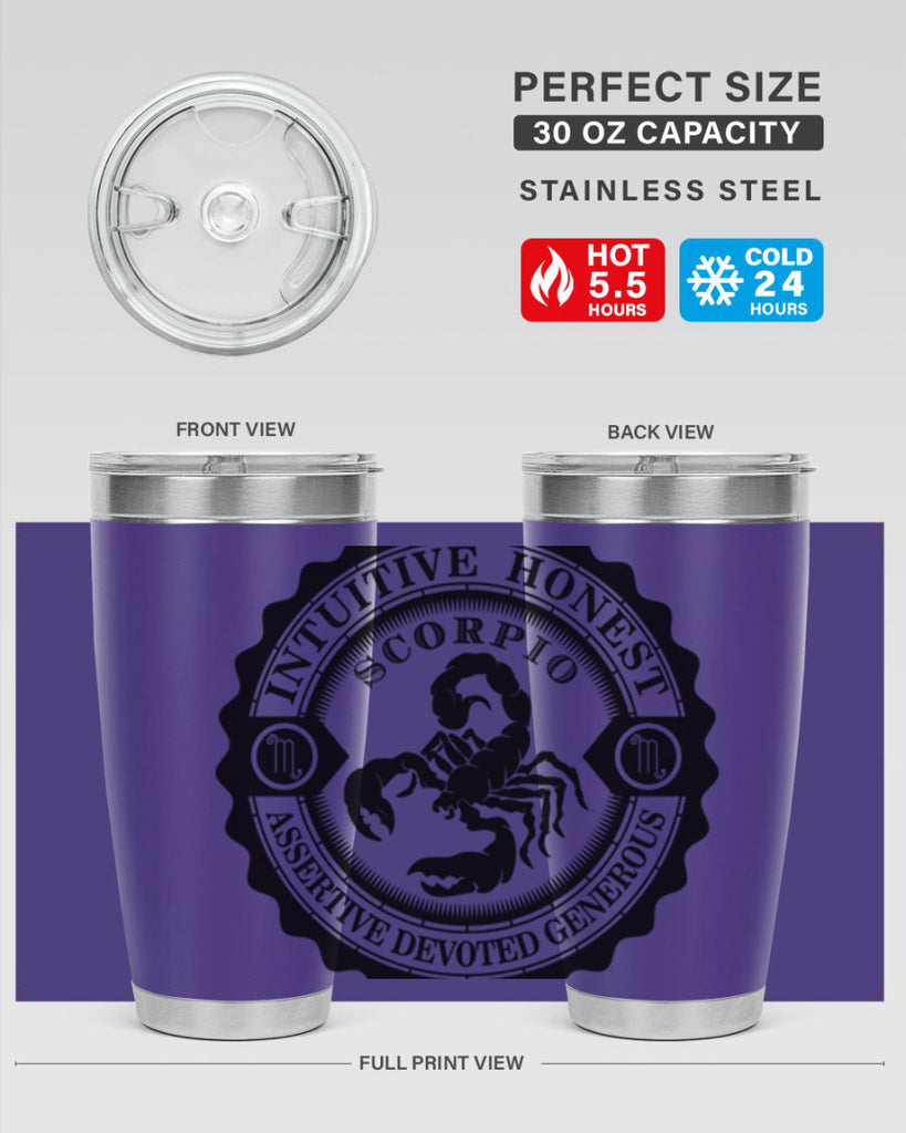 scorpio 31#- zodiac- Tumbler