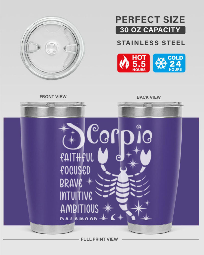scorpio 435#- zodiac- Tumbler