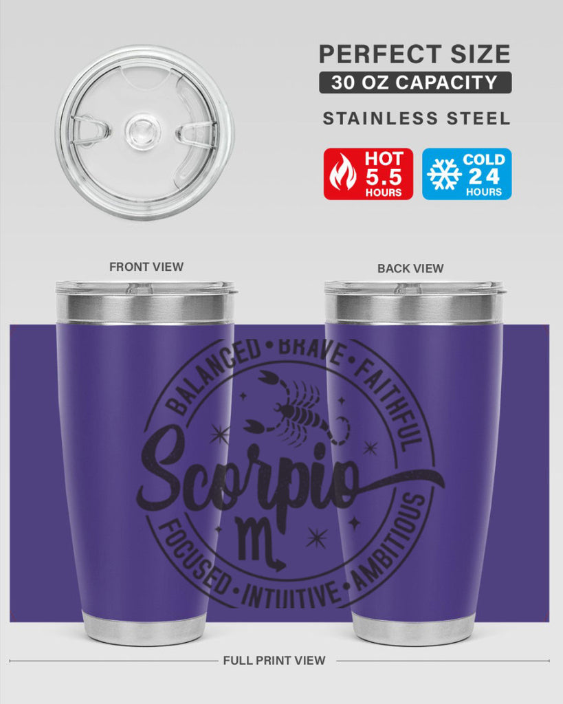 scorpio 438#- zodiac- Tumbler