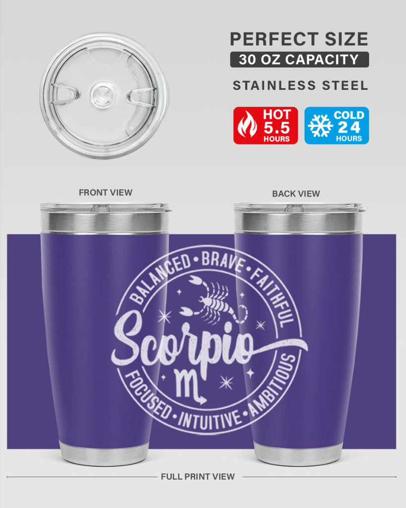 scorpio 439#- zodiac- Tumbler