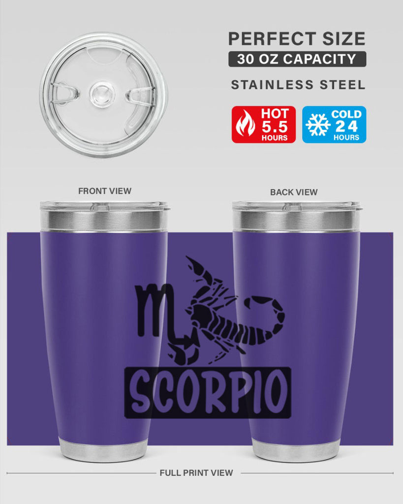 scorpio 440#- zodiac- Tumbler