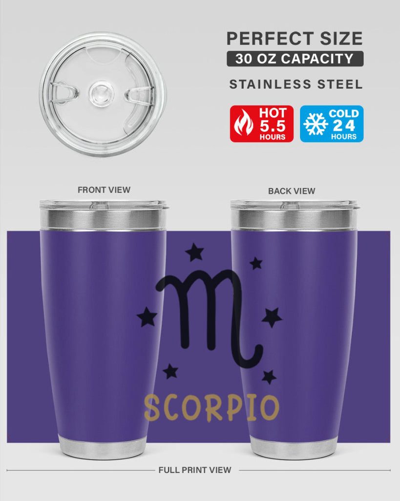 scorpio 455#- zodiac- Tumbler
