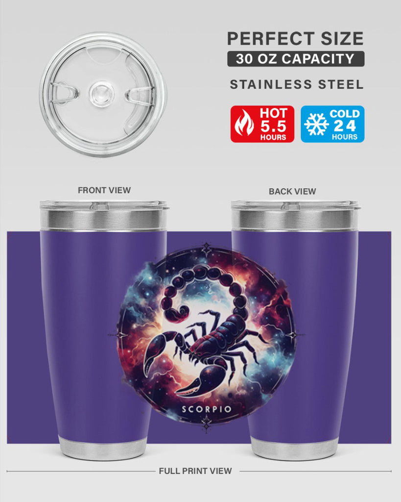 scorpio 460#- zodiac- Tumbler