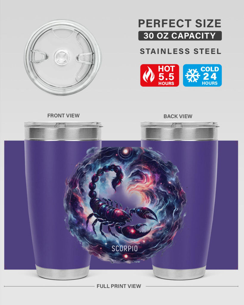 scorpio 461#- zodiac- Tumbler