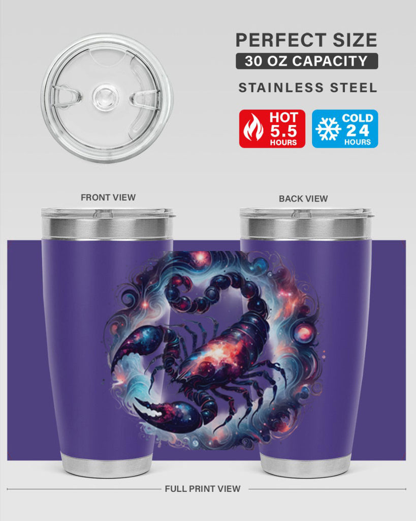 scorpio 462#- zodiac- Tumbler