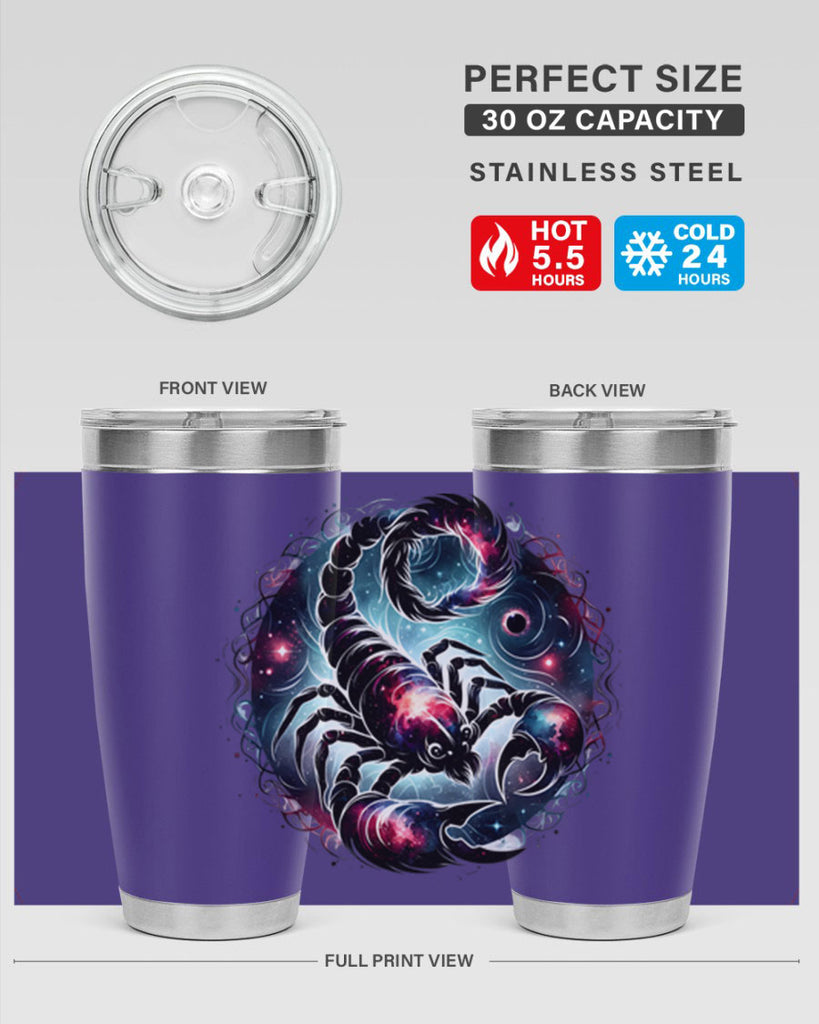scorpio 463#- zodiac- Tumbler
