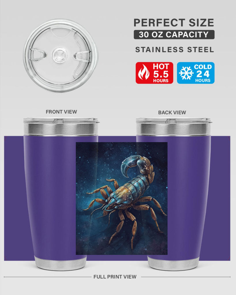 scorpio 46#- zodiac- Tumbler