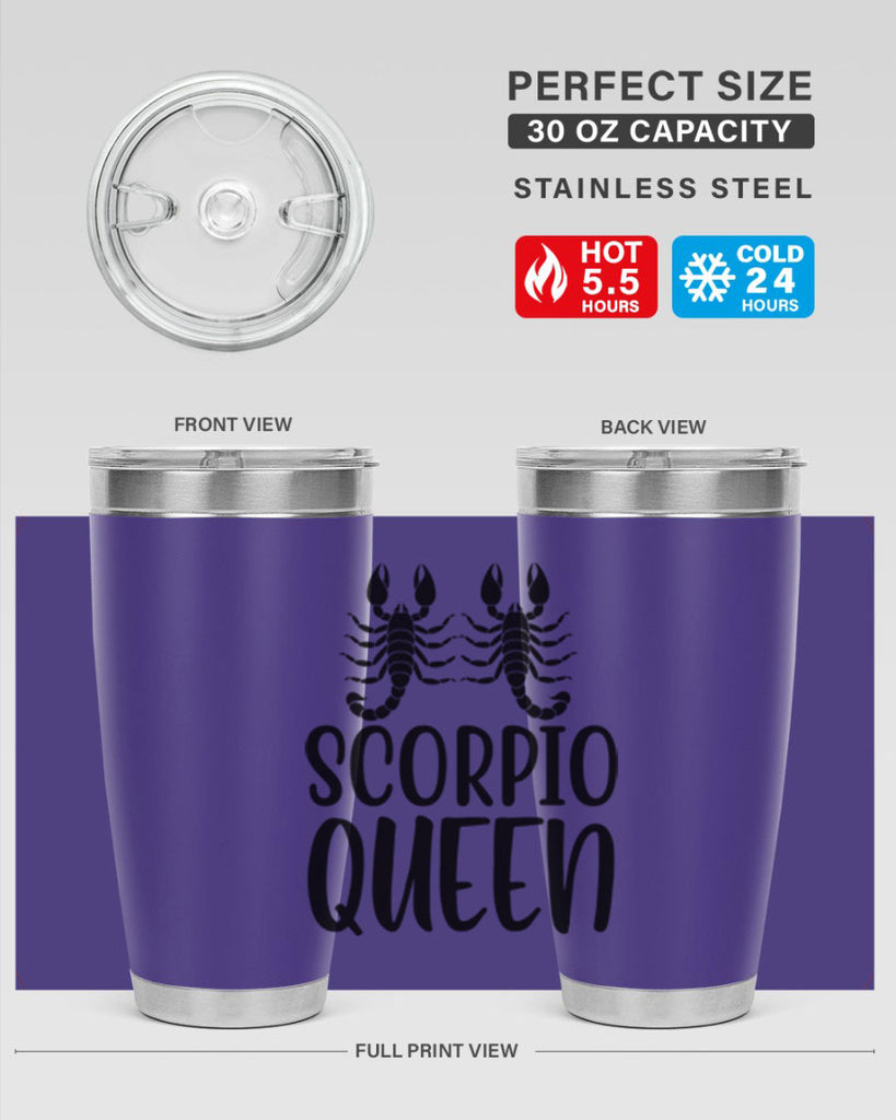 scorpio queen 446#- zodiac- Tumbler