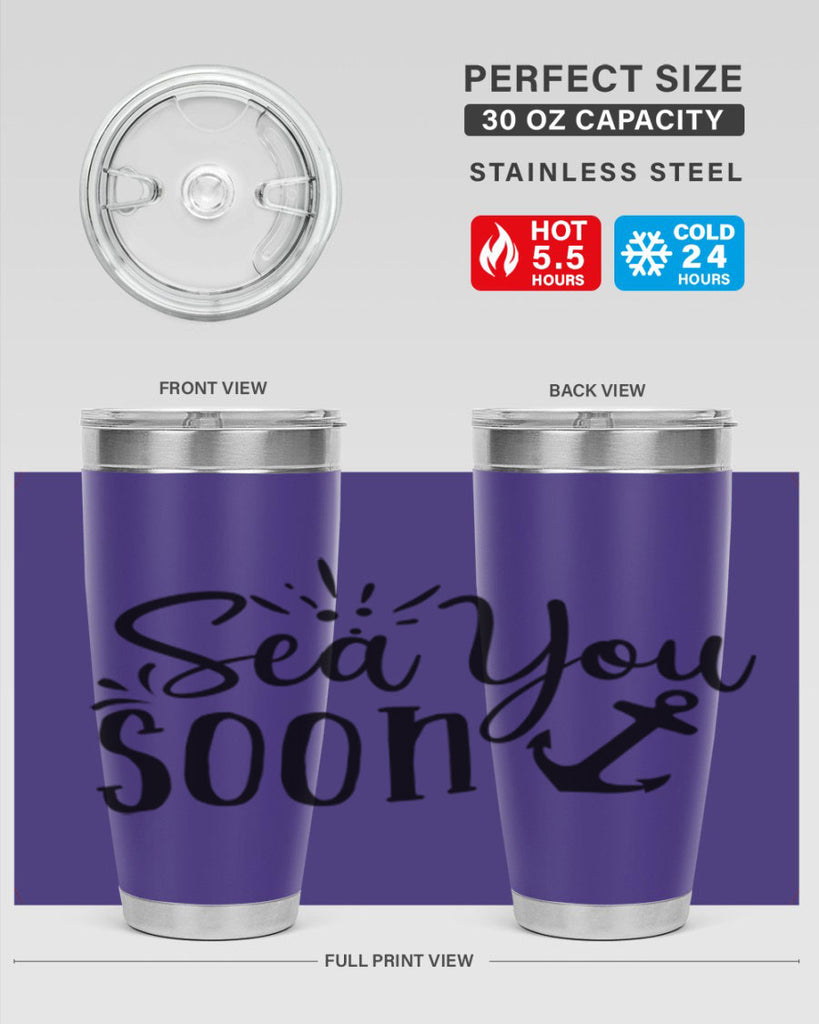sea you soon Style 77#- summer- Tumbler
