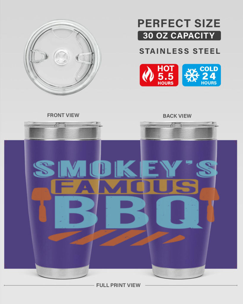smokeys famous bbq 11#- bbq- Tumbler
