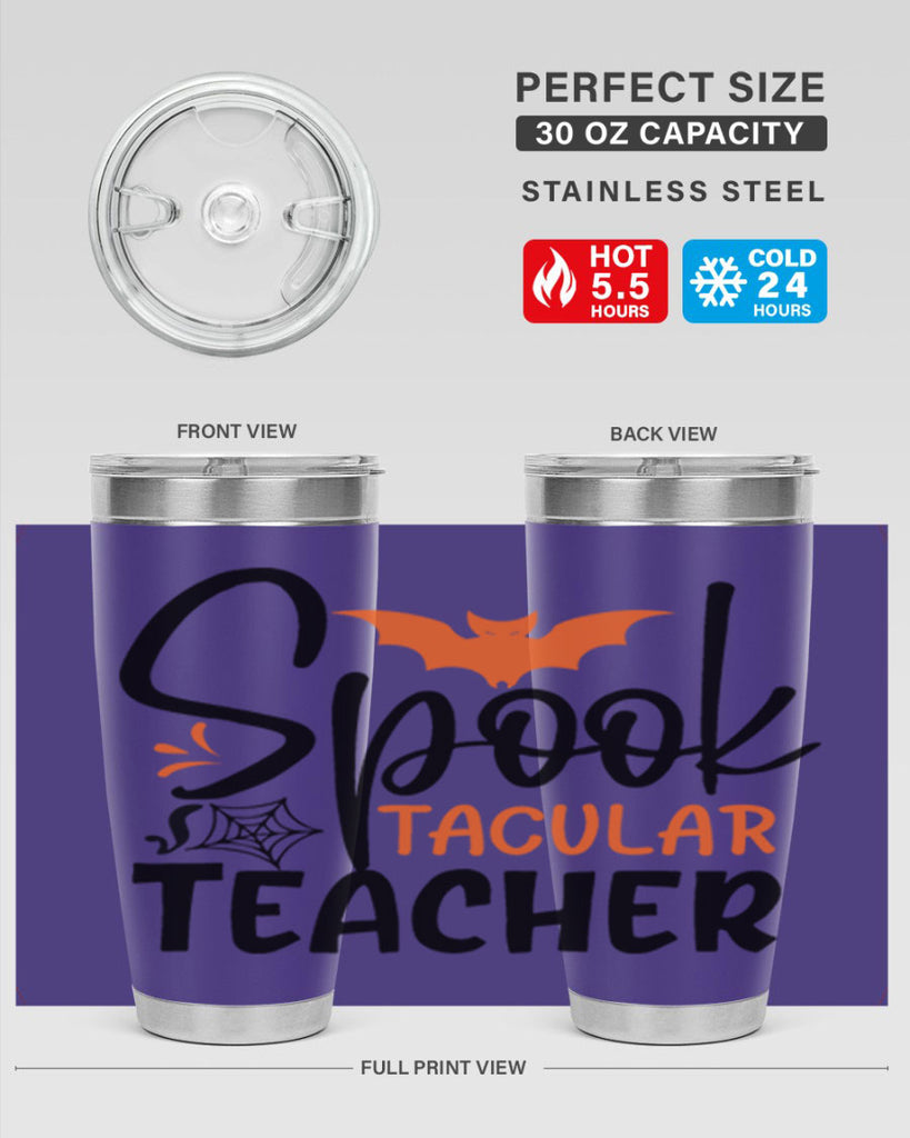 spooktacular teacher 106#- halloween- Tumbler