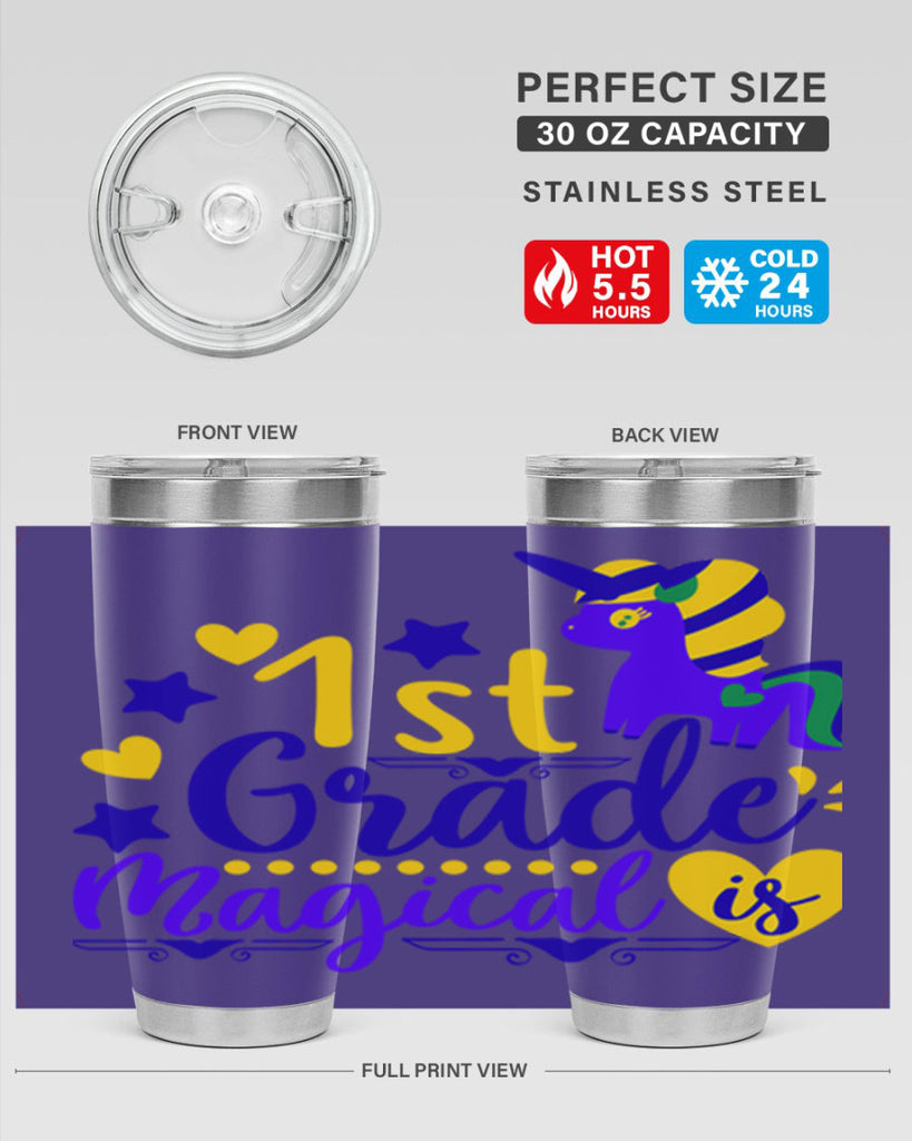 st grade magical 63#- mardi gras- Tumbler